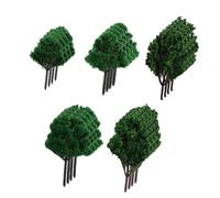 perfeclan Modèles arbres miniatures arbres réalistes Ornement de bureau de de décor de décoration de films accessoires accessoires de statues, 20 Morceaux