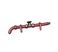 perfeclan Ornement miniature de tuyau d'eau à l'échelle 1:64, décoration créative pour table de sable, accessoire de présentation pour micro-, Rouge