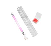 perfeclan Outil de ramassage de, tête réglable et remplaçable, outil polyvalent pour nail art, portable, Rose