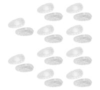 perfeclan Pack de 10 Paires de Plaquettes Nasales En Silicone pour Lunettes, Accessoires Utiles, Dur