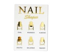Perfeclan Panneau d'affichage de couleur d'ongle, support d'affichage de pointe de faux ongles, présentoir léger de bricolage de conception de mode pour le, 19 cm x 26.5 cm x 2 mm.