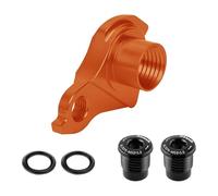 Perfeclan Patte de arrière de vélo, Accessoire de Cyclisme, en Alliage d'aluminium, avec vis, pour l'entretien et la Fixation de, Orange