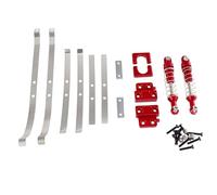 perfeclan Pièces améliorées pour voiture RC, accessoires pour voiture RC, modèle de voiture RC, kits de mise à niveau de jouets de modèle de rechange, Rouge