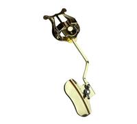 perfeclan Pince à partitions sur support, support de lyre pour trompette, support de partitions léger pour trombone et lyre pour débutants en performance