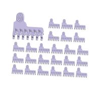 perfeclan Pinces à friser des cheveux, outils de coiffure, équipement de salon, multifonctions, accessoires de remplacement pour femmes et hommes, 25pcs L 3.1cmx4.1cm