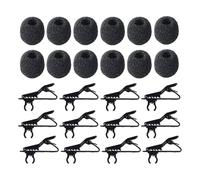 perfeclan Pinces pour, pinces pour câble de, installation facile, accessoires polyvalents, bonnettes anti-vent compactes en mousse, 6 Mm