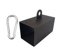 Perfeclan Pinche Block Finger Grip Force Training Training Tool Home Gym Roby Fitness Fitness Practical Hand Exerciseur avec Boucle pour l'escalade, Carré 8 Cmx8 Cm