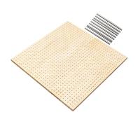 Perfeclan Planche à Picots pour Bloquer Les carrés Granny au Crochet, idéale pour Les projets de Broderie et Les Loisirs créatifs, Épingles de 40 X 40