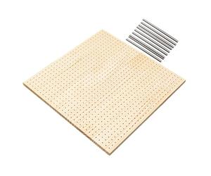 Perfeclan Planche à Picots pour Bloquer Les carrés Granny au Crochet, idéale pour Les projets de Broderie et Les Loisirs créatifs, Épingles de 40 X 40