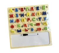Perfeclan Planche de Puzzles de L'alphabet En Bois, Apprentissage Du Russe, Développement, Cadeaux de Saint Valentin