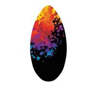 Perfeclan Planche de Skimboard en Bois pour la Plage, revêtement Brillant, Planche de Surf coulissante, de Skimboard pour débutants et Enfants, 35 Pouces