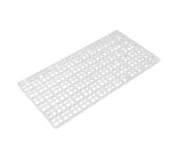 Perfeclan Plaque de Grille Grille de Fond Filet de Partition Séparateur de Bac Plateau de Division avec Conception Emboîtable pour Personnalisation Approprié P, Clair, 30x15x1.5cm
