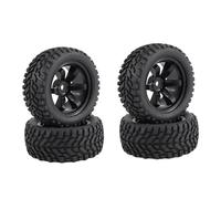 perfeclan Pneus de rechange pour voitures RC 1/10 : pièces d'amortissement résistantes à l'usure, hautes performances, installation facile, accessoires, Roues Monolithiques