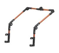 Perfeclan Poignée de Chariot Accessoire pour Wagon Pliant Poignée Amovible Pièce de Rechange Ajustable à 180 Degrés pour Pousser et Tirer Adaptée pour La Plage, Brun