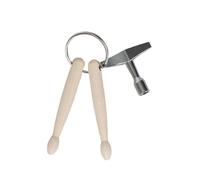 Perfeclan Porte-clés Mini Baguettes de Batterie avec clé d' : Outil d'entretien léger pour Les percussions, idéal pour Les passionnés de Rythme, Style A