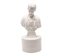 Perfeclan Pot à Crayon, Statue de César, Porte-Stylo Porte-Crayon Organisateur de Bureau, Cadeau de Décor fait en Résine 8x9x20cm