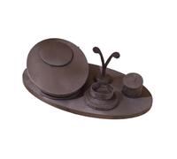 Perfeclan Présentoir à Bijoux, Ornement, Organisateur élégant pour Boucles d'oreilles, Cadeau Polyvalent et stylé pour comptoir, Salon Professionnel, Femme, Gris