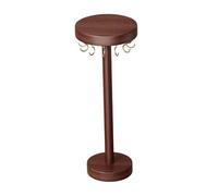 Perfeclan Présentoir à Bijoux Suspendu en Bois pour Femmes, Idéal pour Présenter Colliers, Boucles d'oreilles, Bracelets, Pendentifs et Porte-clés. À Poser, 20 cm de Hauteur