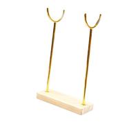 Perfeclan Présentoir à Bracelets, présentoir à Bijoux, Support Peu encombrant, Base en Bois Stable pour Montres-Bracelets, vitrine de Vente pour commodes et, Couche Unique 20 Cm