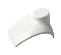 Perfeclan Présentoir à Colliers, Buste, présentoir à Bijoux, à Boucles d'oreilles, pour présentation d'entreprise, Salle d'exposition, Blanc