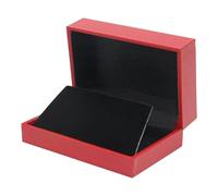 Perfeclan Présentoir à épingles, Organiseur de Bijoux pouvant contenir Deux Badges, présentoir Polyvalent en Velours pour Badges à Revers, Rouge