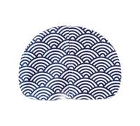 Perfeclan Rideau pour Bac à Litière Protection Anti-Odeur Voilage pour Caisse à Déchets litière avec Installation Facile Adapté pour Maintenir Une Bonne H, Motif de Vague