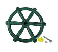 perfeclan Roue de bateau pirate, jouet d'extérieur, balançoire, accessoire de jeu pour, Vert