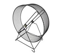 Perfeclan Roue d'exercice pour Hamster Roue de Course Métal Roue Silencieuse Roue Jogging Cage Accessoire Support Structure Adaptée Aux Petits Animaux Rongeurs, 32cm