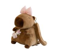 perfeclan Sac à Dos Capybara Sac à bandoulière élégant pour Faire du Shopping en Plein air Cadeau d'anniversaire Rue, Arc Rose