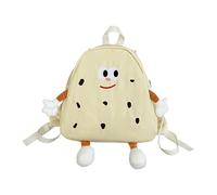 perfeclan Sac à Dos de en Forme de Biscuits pour Enfants, idéal pour la Maternelle ou l'école Maternelle, Beige