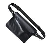 Perfeclan Sac Banane étanche, Pochette pour téléphone, Sac étanche léger et résistant à l'eau, idéal pour Les Parcs Aquatiques, Le Kayak et la Navigation de, Noir