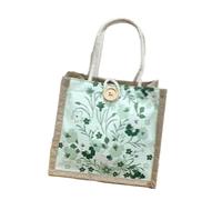 perfeclan Sac fourre-Tout pour Femme avec poignée supérieure, Sac à Main, Sacoche de Grande capacité, Sac à bandoulière élégant, Sac sous Les Bras pour Les, Vert avec Bouton