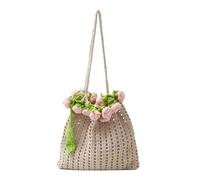 perfeclan Sac tissé Bouquet 3D Sac à la Mode pour des Cadeaux de Rencontres Trip, Rose
