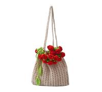 perfeclan Sac tissé Bouquet 3D Sac à la Mode pour des Cadeaux de Rencontres Trip, Rouge