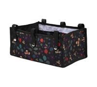 perfeclan Sacoche rangement sous siège pour déambulateur à quatre roues, accessoire facile à installer, organisateur multifonctionnel pour lunettes, femmes, Petits Trèfles