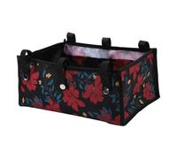 perfeclan Sacoche rangement sous siège pour déambulateur à quatre roues, accessoire facile à installer, organisateur multifonctionnel pour lunettes, femmes, Grandes Fleurs