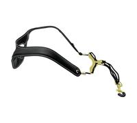 perfeclan Sangle de cou pour saxophone, harnais confortable et multifonctionnel, noir, pour saxophones soprano, alto et ténor, idéal pour les débutants. Cadeau