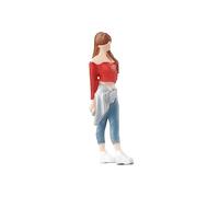 Perfeclan Scène Miniature Personnes 1/64 Figurines de Peintre peintes à la Main modèle de Personnage Figurines architecturales simulées pour scène Miniature