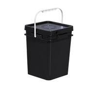 Perfeclan Seau carré de Conservation des Aliments avec poignée et Couvercle, Seau de Peinture Multifonctionnel pour projets d'artisanat et d'eau, 20l