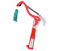 perfeclan Sécateur Pulley à Tête de Coupe pour Branches Difficiles D'Accès Outil de Jardin à Poulie et Corde 15m Acier Carbone Adaptable sur Perche Sta, Taille S