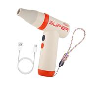 perfeclan Séchante de cheveux portable 3 Engrés Paramètres compacts rechargeables (seul mode de vent froid) Sèche-coups sans fil pour le salon extérieur de, Orange