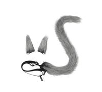 perfeclan Serre-tête oreilles de chat Cosplay Serre-tête oreilles de chat pour jeux de rôle Déguisements Spectacles sur scène, Gris