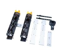 Perfeclan Support de Canne à pêche pour, Accessoire Haute Performance, Remplacement Facile, Compatible avec Les équipements, en Alliage d'aluminium, 2 Pièces