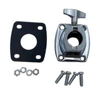perfeclan Support de cymbale Tom, accessoire de serrage, accessoire de percussion robuste, pièces d'instrument pratiques et robustes, plaque de base de, 3.5 Cm X 5.1 Cm