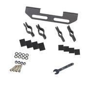 Perfeclan Support de Feu Arrière Universel pour Porte-Bagages Vélo, Adaptateur de Fixation en Acier, Compatible avec la Plupart des Porte-Bagages Arrière, Installation Faciale sans Outil