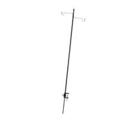 Perfeclan Support de Lanterne de Camping, Lampe de Camping Robuste avec Double Crochet, idéal pour la pêche, Les barbecues et la randonnée. Parfait pour la, Noir