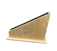 perfeclan Support de tiges rouge et bleu, base longue pour jeux, mesure, matériel sensoriel, mathématiques, nombres, en bois, pour enfants, maison, école