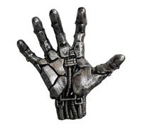 Perfeclan Support Mural Polyvalent pour Ballon de Basket sculpté à la Main, Accessoire de présentation et de Rangement. Idéal comme Cadeau pour Homme ou garçon, Argent