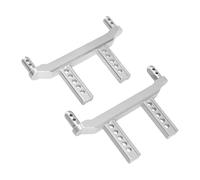 perfeclan Supports de poteau de carrosserie RC 1/16, pièce de rechange, supports de coque de remplacement pour modèle 16101 16103 16101Pro, bricolage, 2 pièces, Argent