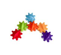 Perfeclan Tableau d'activités ludique et coloré pour l'éveil des Tout-Petits, avec 6 Engrenages rotatifs. Accessoire léger et interactif.